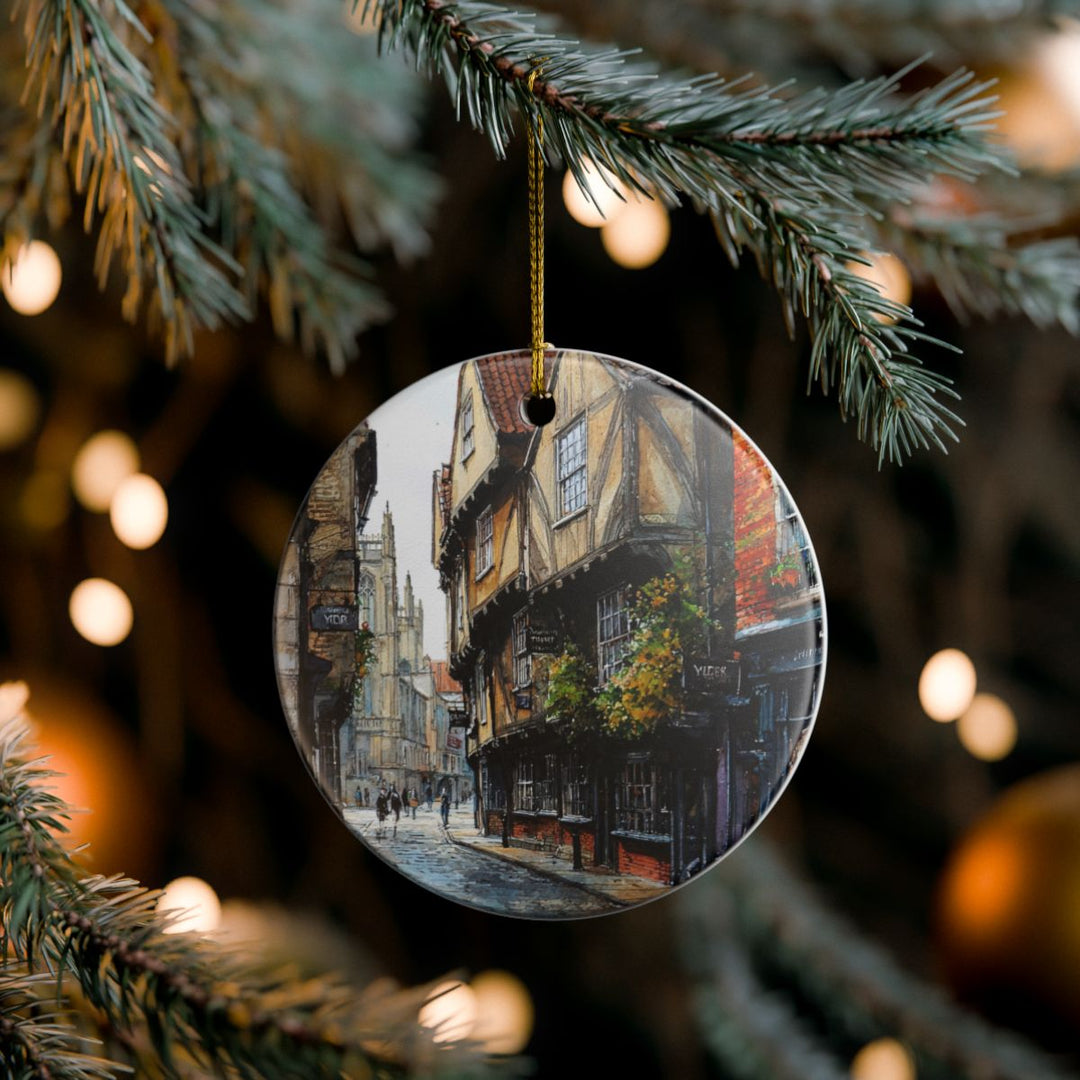 York England Ornament: Unique York Souvenir, York England Xmas Decor, and Authentic York Gift