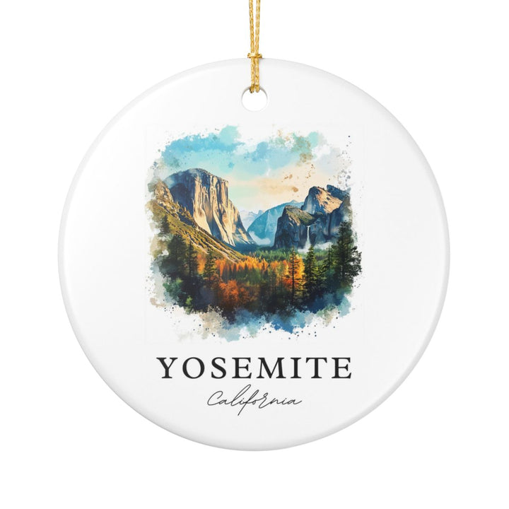 Yosemite California Ornament: Unique Yosemite Souvenir, Yosemite California Xmas Decor, and Authentic Yosemite Gift