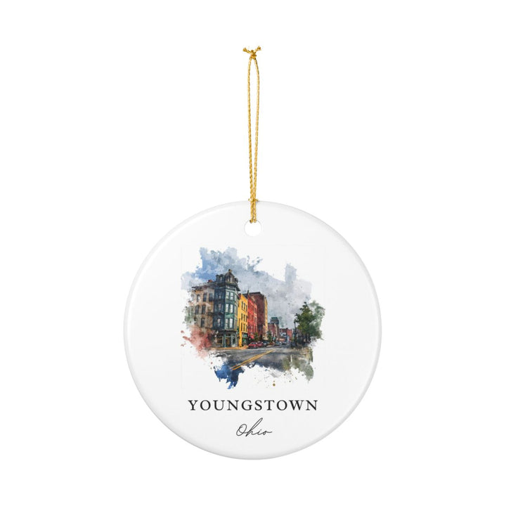 Youngstown Ohio Ornament: Unique Youngstown Souvenir, Youngstown Ohio Xmas Decor, and Authentic Youngstown Gift
