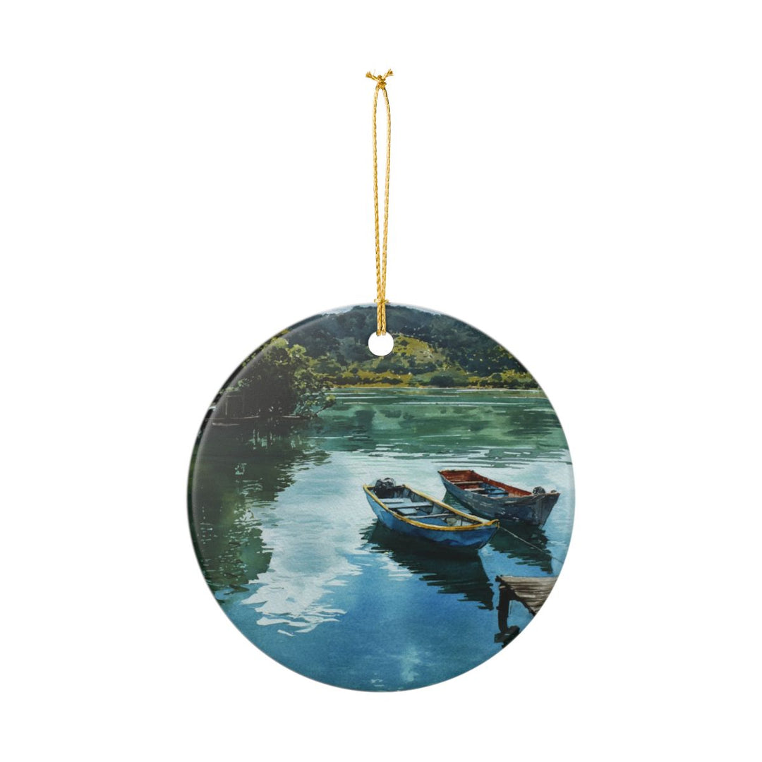 Ypacaraí Lake Paraguay Ornament: Unique Ypacaraí Lake Paraguay Souvenir, Ypacaraí Lake Paraguay Xmas Decor, and Authentic Ypacaraí Lake Paraguay Gift