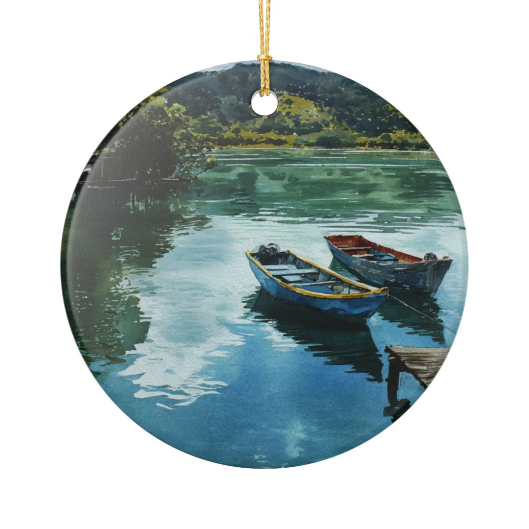 Ypacaraí Lake Paraguay Ornament: Unique Ypacaraí Lake Paraguay Souvenir, Ypacaraí Lake Paraguay Xmas Decor, and Authentic Ypacaraí Lake Paraguay Gift