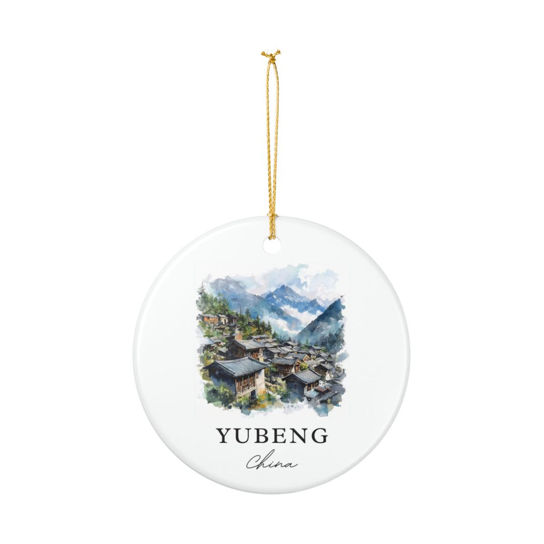 Yubeng China Ornament: Unique Yubeng Souvenir, Yubeng China Xmas Decor, and Authentic Yubeng Gift