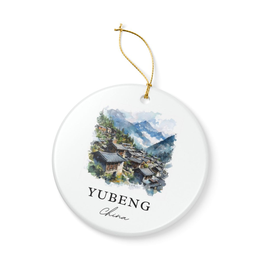 Yubeng China Ornament: Unique Yubeng Souvenir, Yubeng China Xmas Decor, and Authentic Yubeng Gift