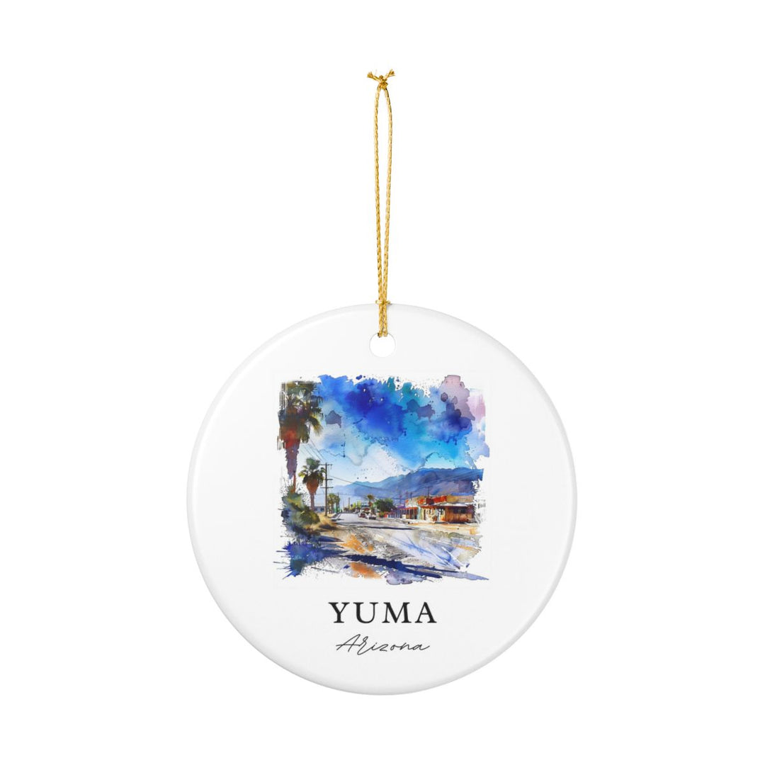 Yuma Arizona Ornament: Unique Yuma Souvenir, Yuma Arizona Xmas Decor, and Authentic Yuma Gift