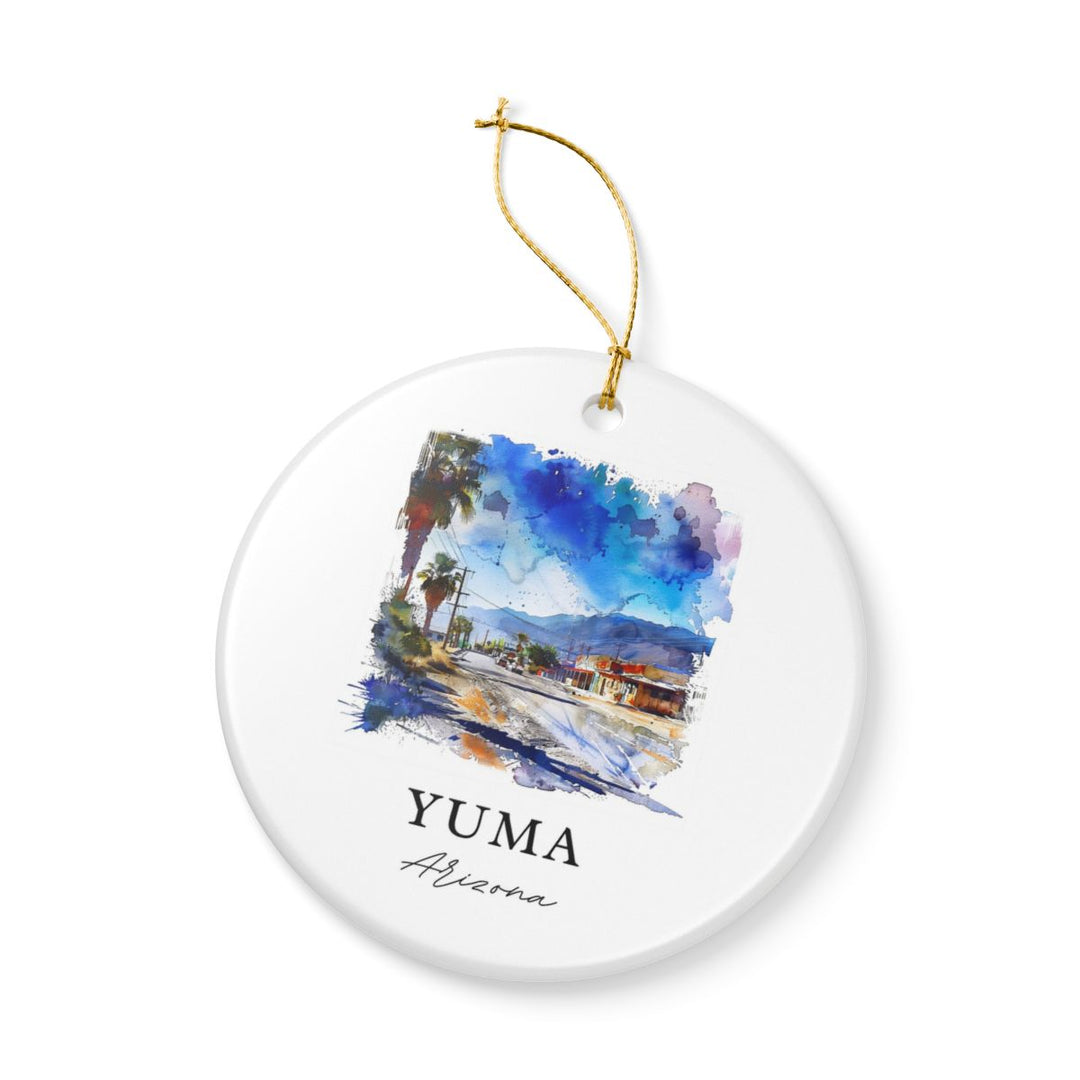 Yuma Arizona Ornament: Unique Yuma Souvenir, Yuma Arizona Xmas Decor, and Authentic Yuma Gift