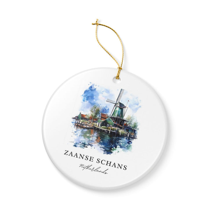 Zaanse Schans Ornament: Unique Zaanse Schans Souvenir, Zaanse Schans Xmas Decor, and Authentic Zaanse Schans Gift