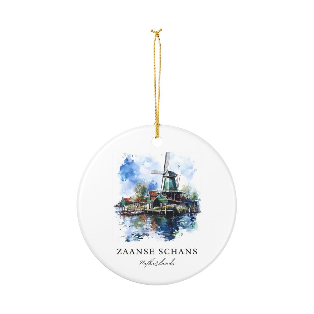 Zaanse Schans Ornament: Unique Zaanse Schans Souvenir, Zaanse Schans Xmas Decor, and Authentic Zaanse Schans Gift