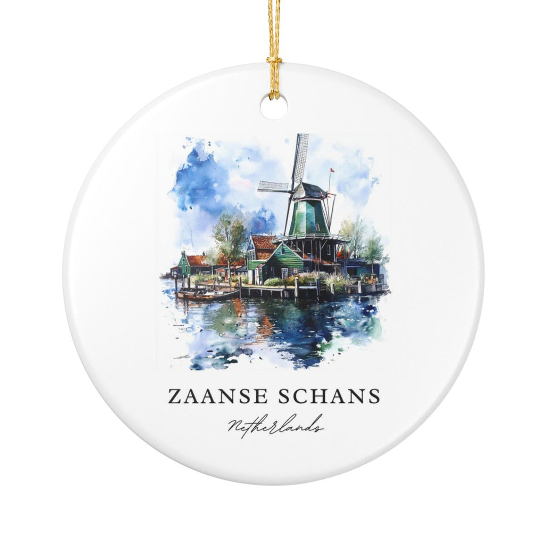 Zaanse Schans Ornament: Unique Zaanse Schans Souvenir, Zaanse Schans Xmas Decor, and Authentic Zaanse Schans Gift