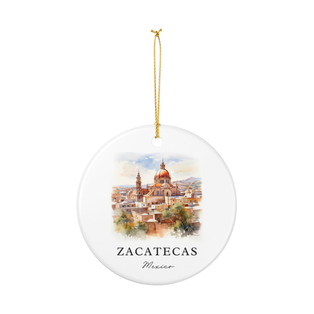 Zacatecas Mexico Ornament: Unique Zacatecas Souvenir, Zacatecas Mexico Xmas Decor, and Authentic Zacatecas Gift