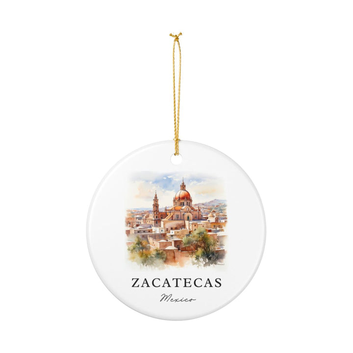 Zacatecas Mexico Ornament: Unique Zacatecas Souvenir, Zacatecas Mexico Xmas Decor, and Authentic Zacatecas Gift