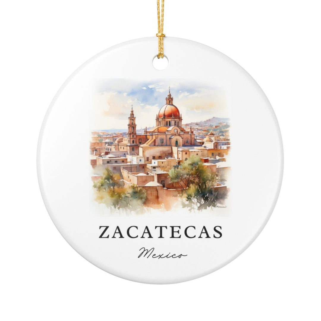 Zacatecas Mexico Ornament: Unique Zacatecas Souvenir, Zacatecas Mexico Xmas Decor, and Authentic Zacatecas Gift