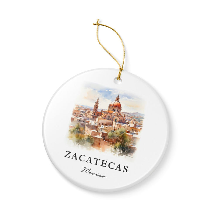 Zacatecas Mexico Ornament: Unique Zacatecas Souvenir, Zacatecas Mexico Xmas Decor, and Authentic Zacatecas Gift