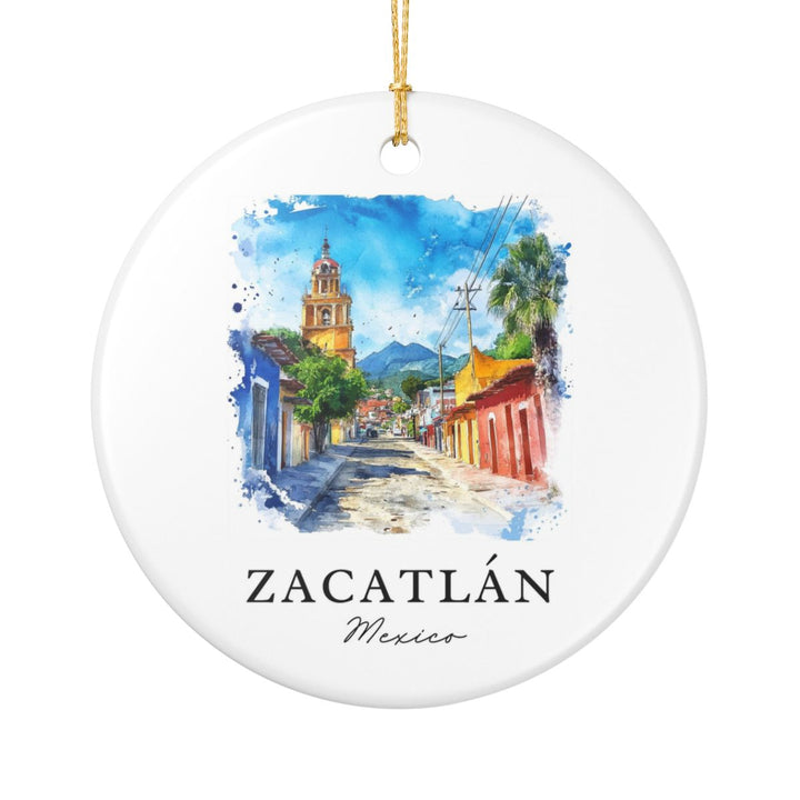 Zacatlán Mexico Ornament: Unique Zacatlán Souvenir, Zacatlán Mexico Xmas Decor, and Authentic Zacatlán Gift
