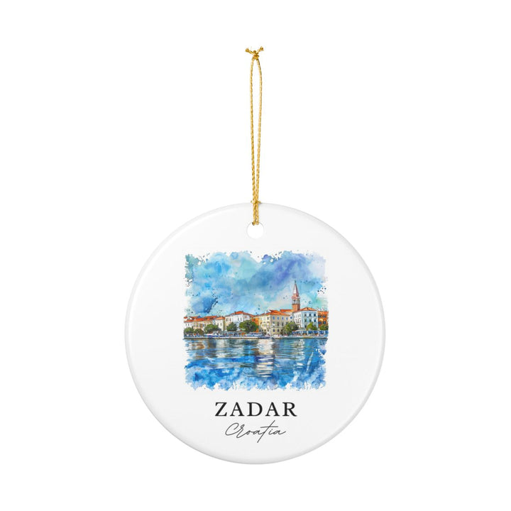 Zadar Ornament: Unique Zadar Souvenir, Zadar Xmas Decor, and Authentic Zadar Gift