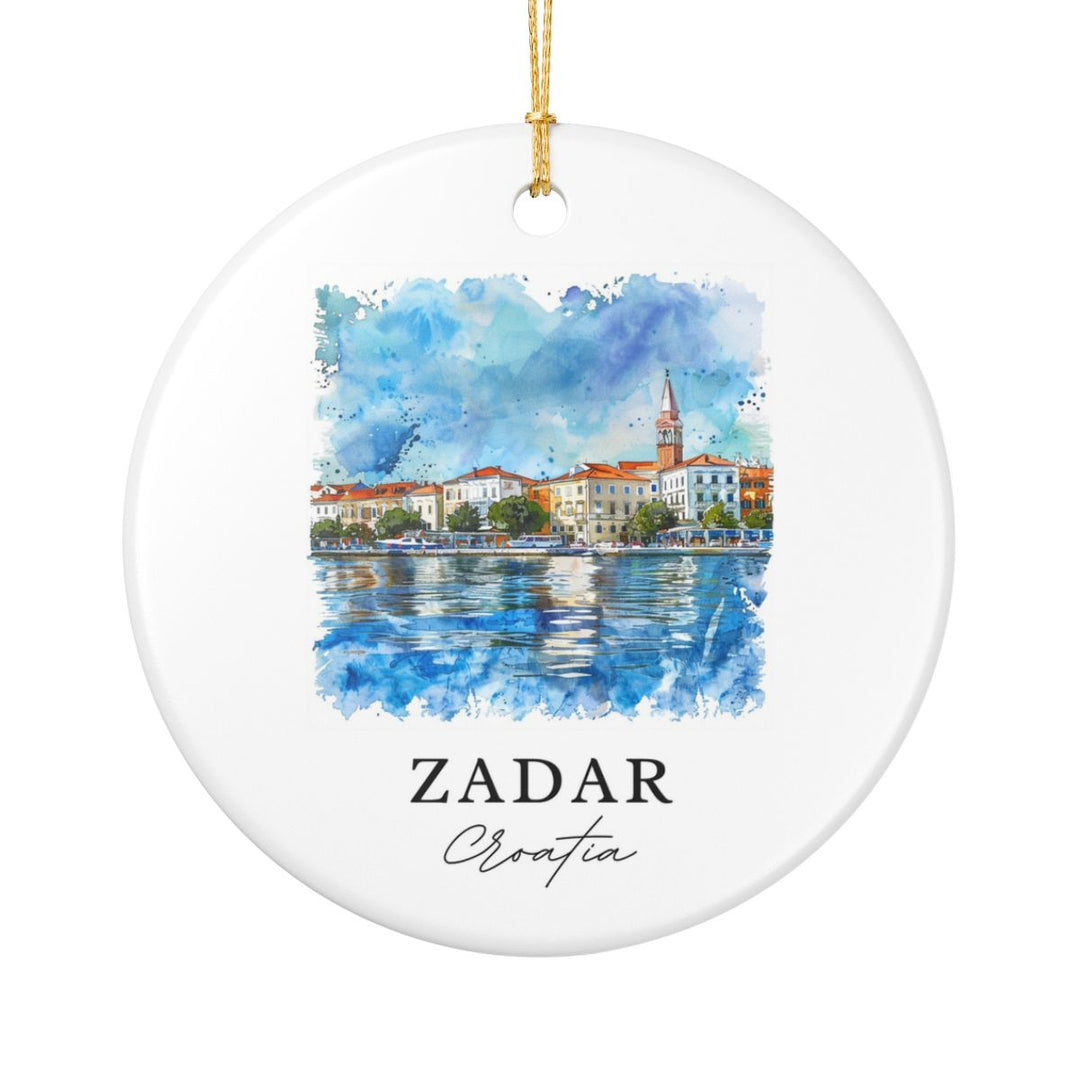 Zadar Ornament: Unique Zadar Souvenir, Zadar Xmas Decor, and Authentic Zadar Gift