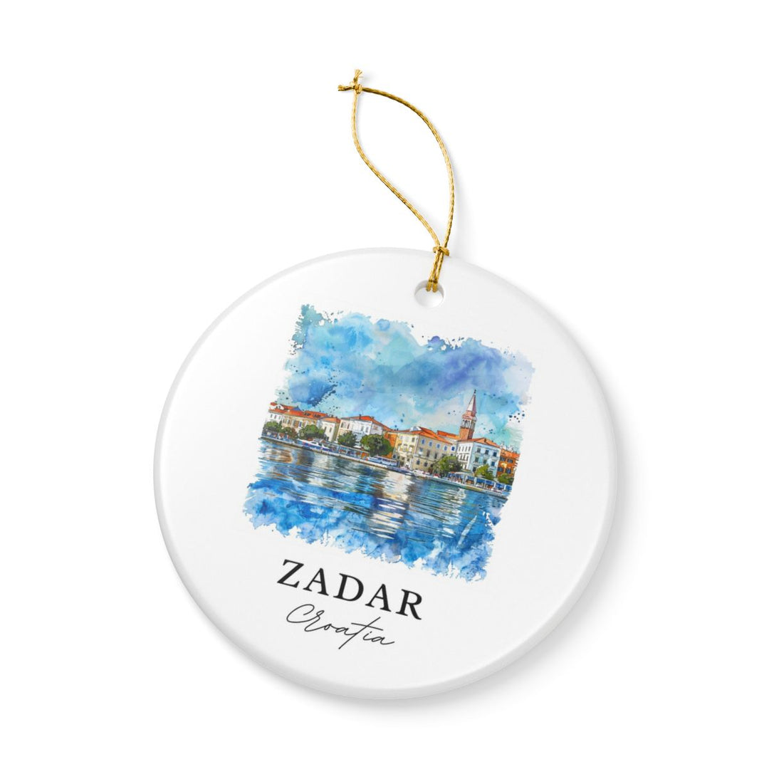Zadar Ornament: Unique Zadar Souvenir, Zadar Xmas Decor, and Authentic Zadar Gift