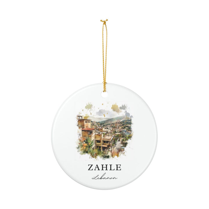 Zahle Lebanon Ornament: Unique Zahle Lebanon Souvenir, Zahle Lebanon Xmas Decor, and Authentic Zahle Lebanon Gift