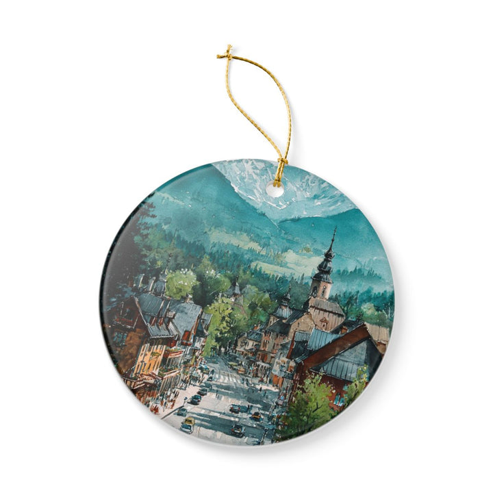 Zakopane Poland Ornament: Unique Zakopane Poland Souvenir, Zakopane Poland Xmas Decor, and Authentic Zakopane Poland Gift