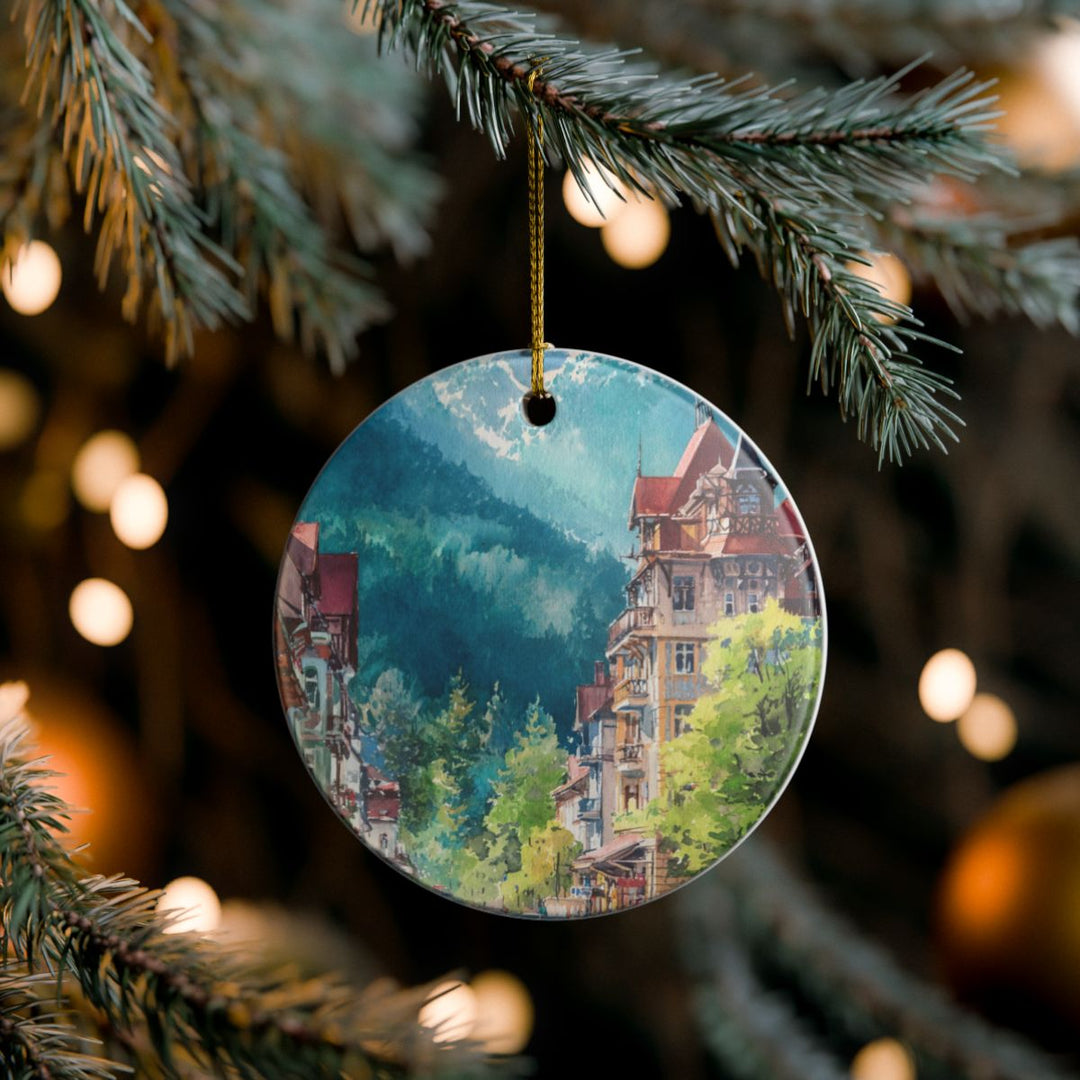 Zakopane Poland Ornament: Unique Zakopane Poland Souvenir, Zakopane Poland Xmas Decor, and Authentic Zakopane Poland Gift