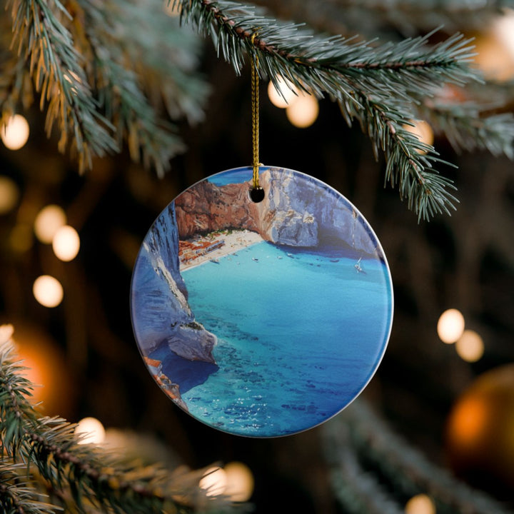 Zakynthos Greece Ornament: Unique Zakynthos Greece Souvenir, Zakynthos Greece Xmas Decor, and Authentic Zakynthos Greece Gift