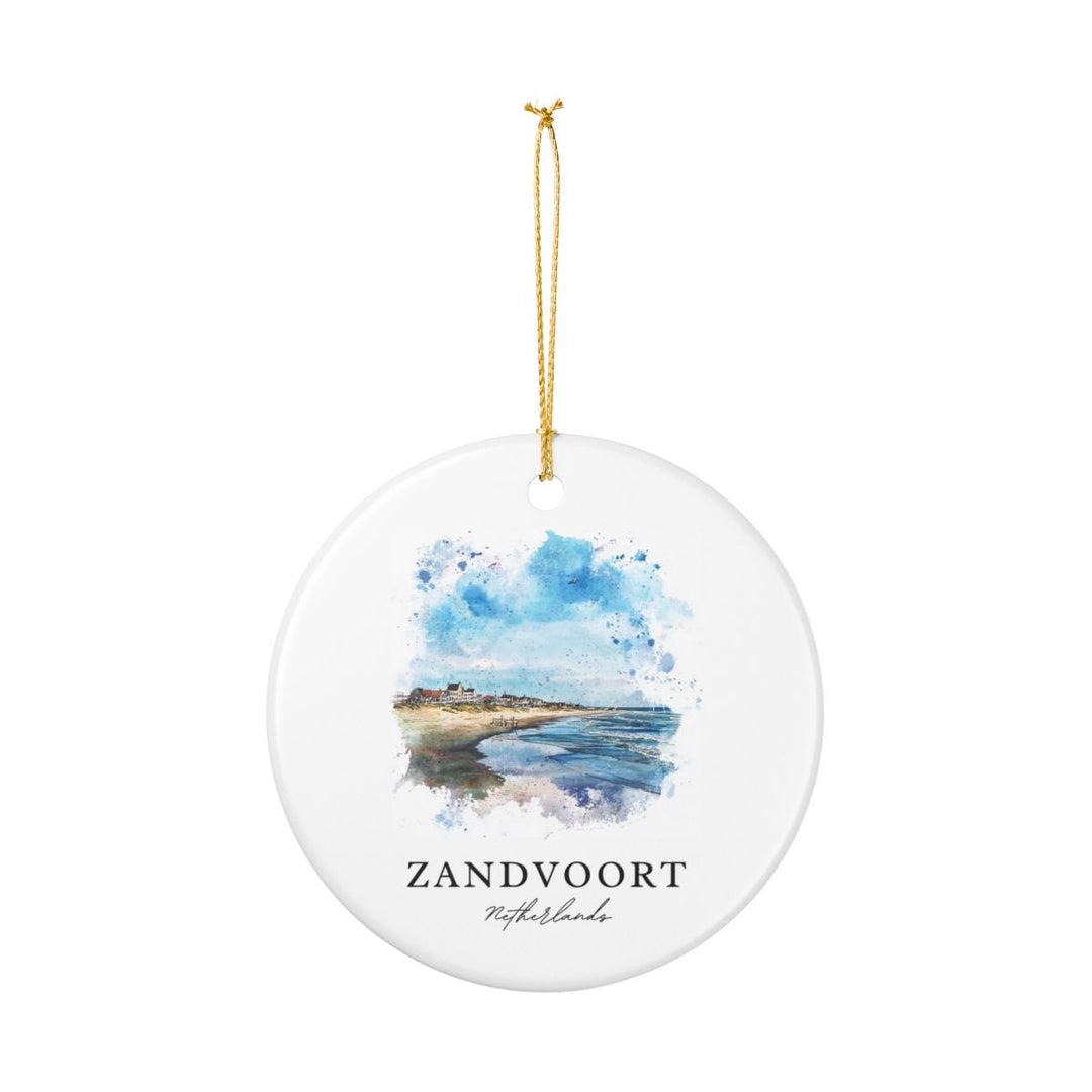 Zandvoort Netherlands Ornament: Unique Zandvoort Souvenir, Zandvoort Netherlands Xmas Decor, and Authentic Zandvoort Gift