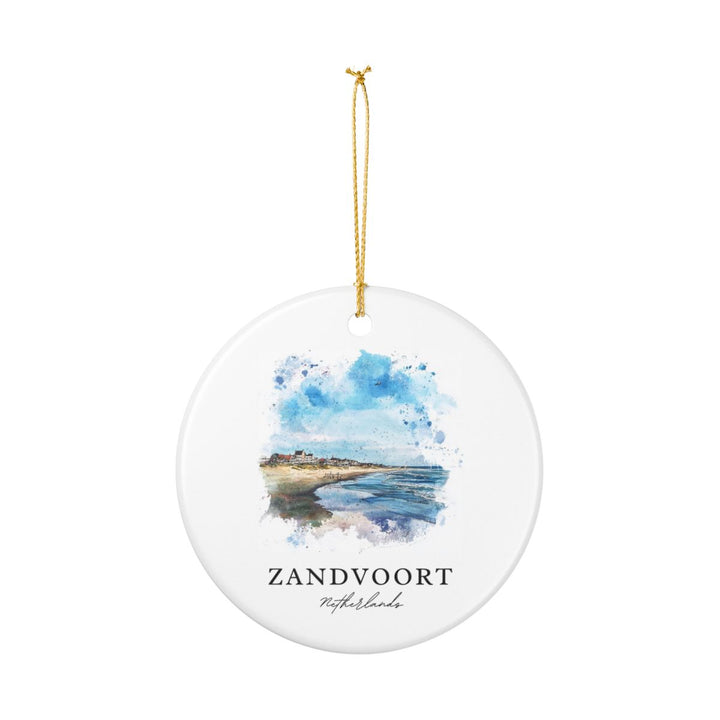 Zandvoort Netherlands Ornament: Unique Zandvoort Souvenir, Zandvoort Netherlands Xmas Decor, and Authentic Zandvoort Gift