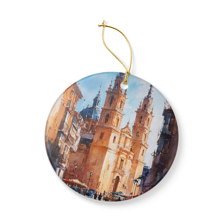 Zaragoza Ornament: Unique Zaragoza Souvenir, Zaragoza Xmas Decor, and Authentic Zaragoza Gift
