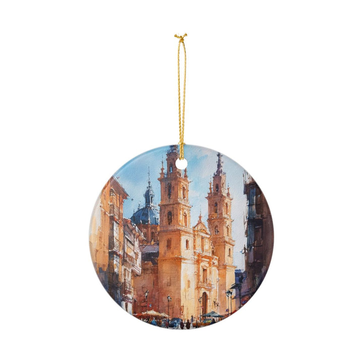 Zaragoza Ornament: Unique Zaragoza Souvenir, Zaragoza Xmas Decor, and Authentic Zaragoza Gift