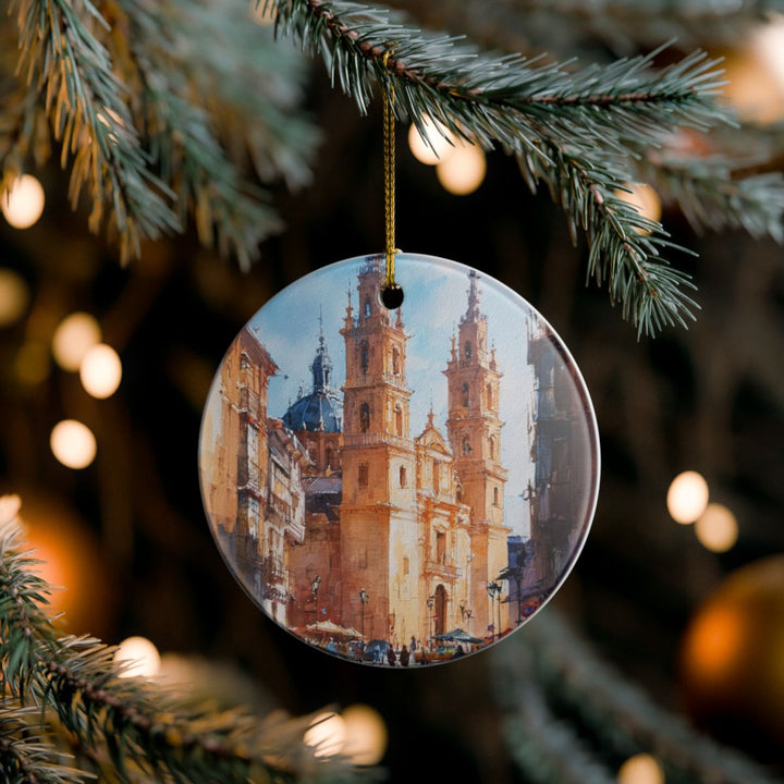 Zaragoza Ornament: Unique Zaragoza Souvenir, Zaragoza Xmas Decor, and Authentic Zaragoza Gift
