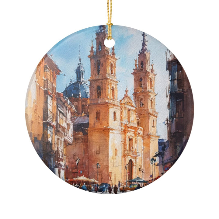 Zaragoza Ornament: Unique Zaragoza Souvenir, Zaragoza Xmas Decor, and Authentic Zaragoza Gift