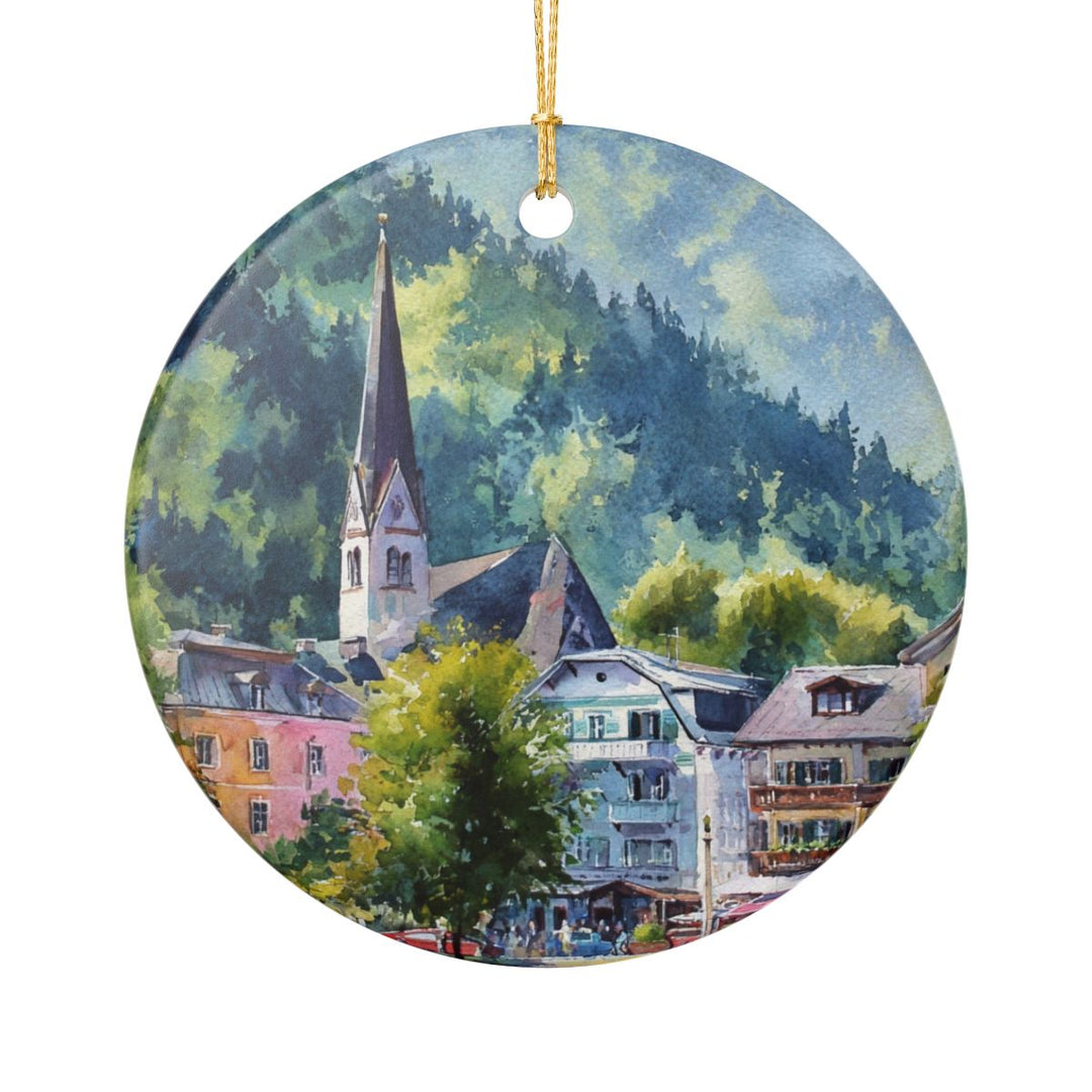 Zell Am See Austria Ornament: Unique Zell Am See Souvenir, Zell Am See Austria Xmas Decor, and Authentic Zell Am See Gift