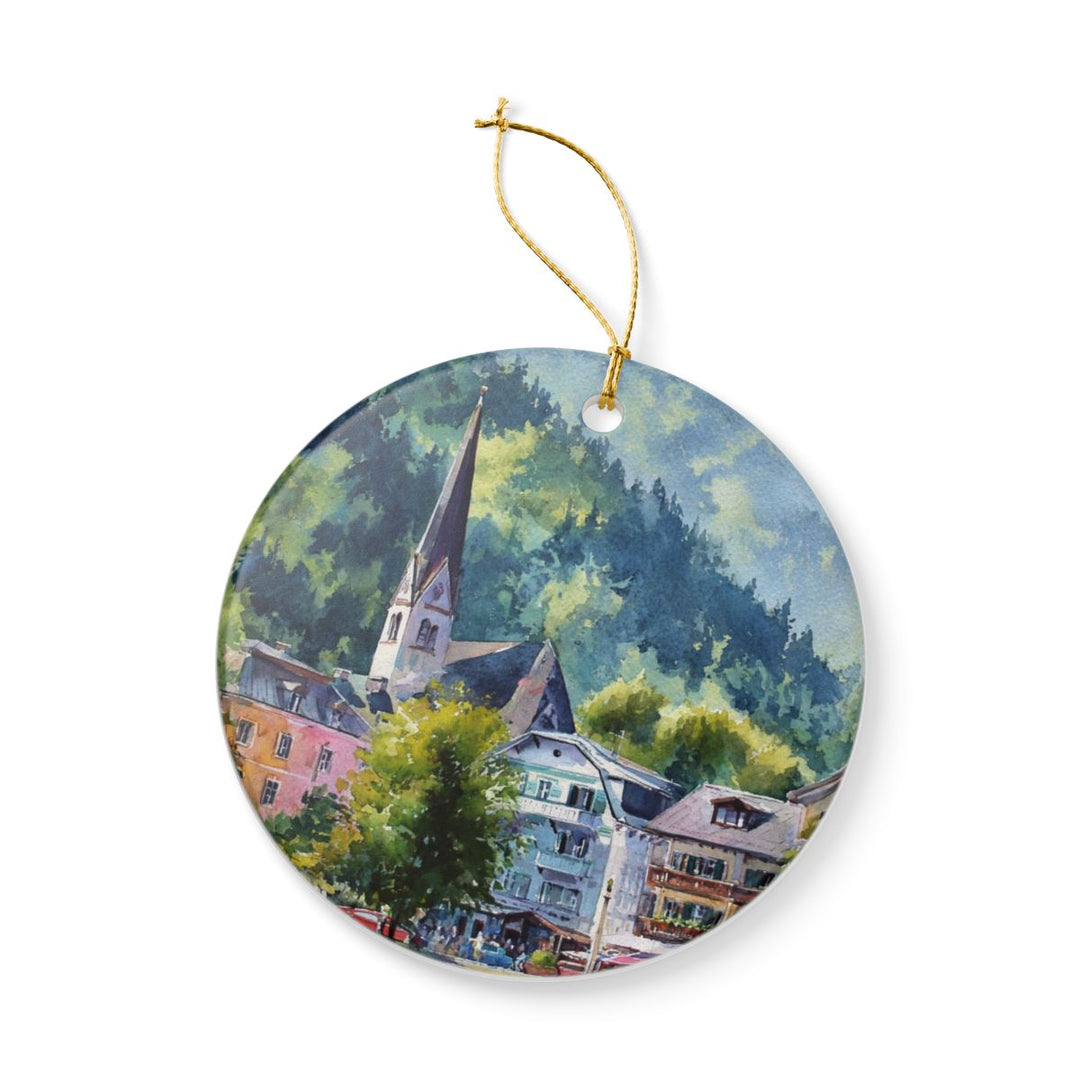 Zell Am See Austria Ornament: Unique Zell Am See Souvenir, Zell Am See Austria Xmas Decor, and Authentic Zell Am See Gift