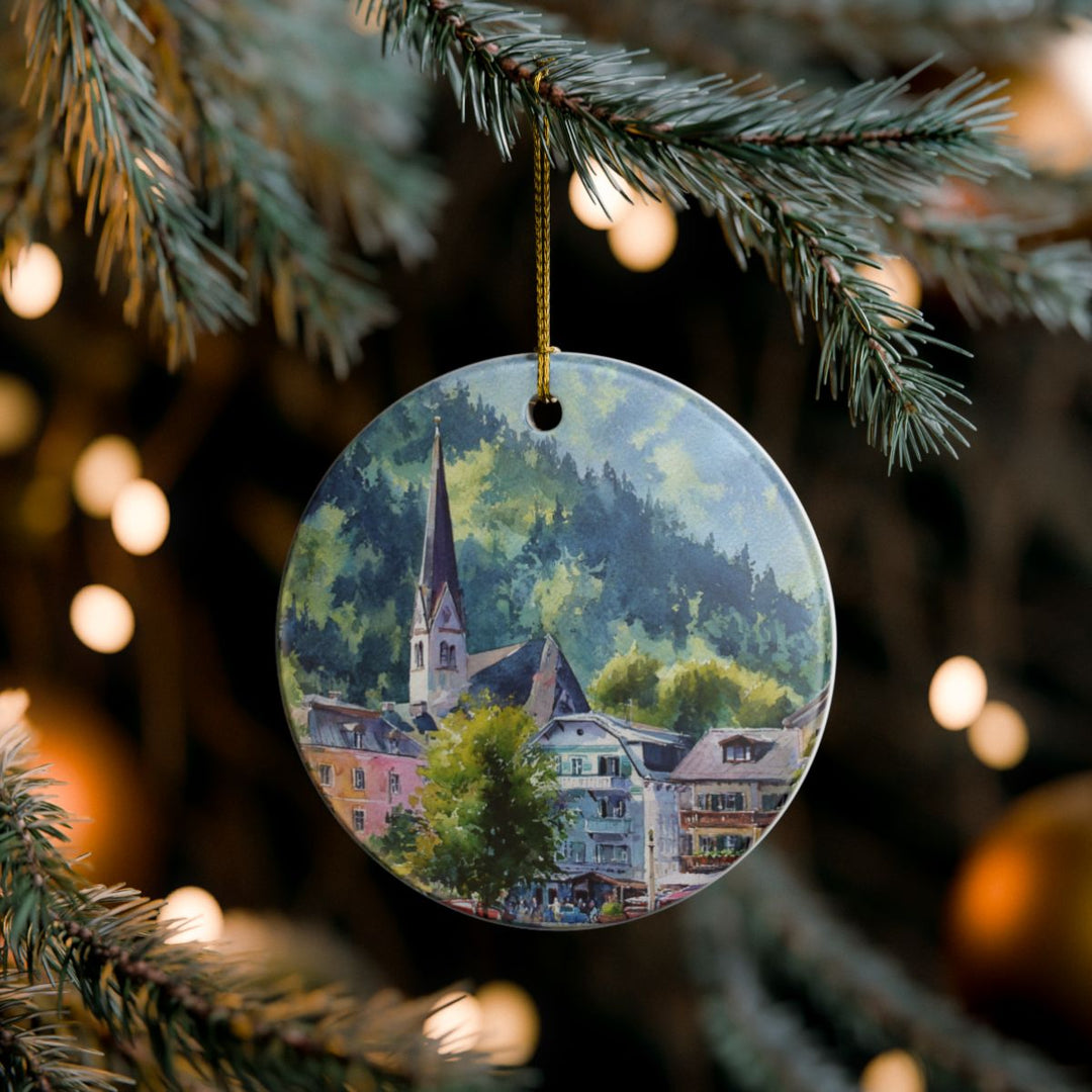 Zell Am See Austria Ornament: Unique Zell Am See Souvenir, Zell Am See Austria Xmas Decor, and Authentic Zell Am See Gift