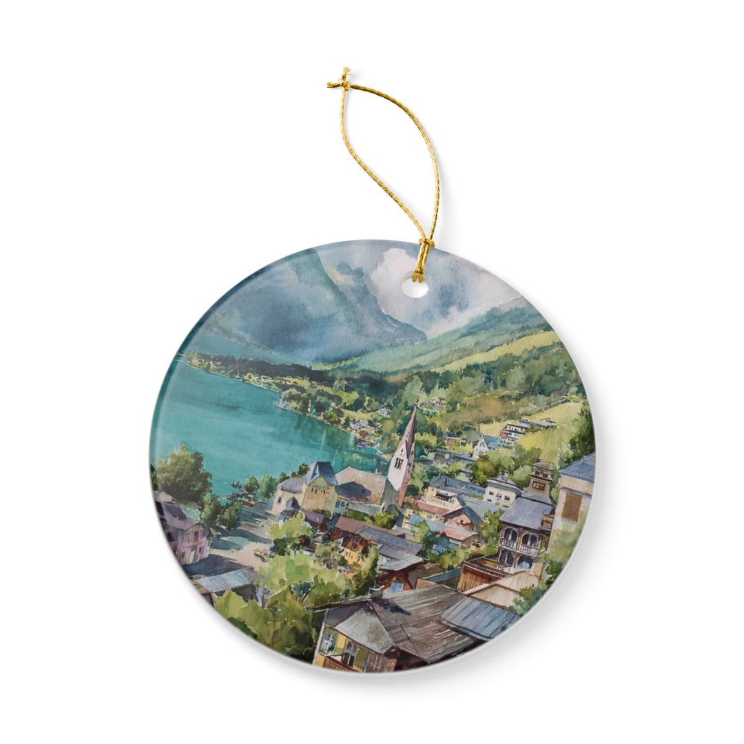 Zell Am See Austria Ornament: Unique Zell Am See Souvenir, Zell Am See Austria Xmas Decor, and Authentic Zell Am See Gift