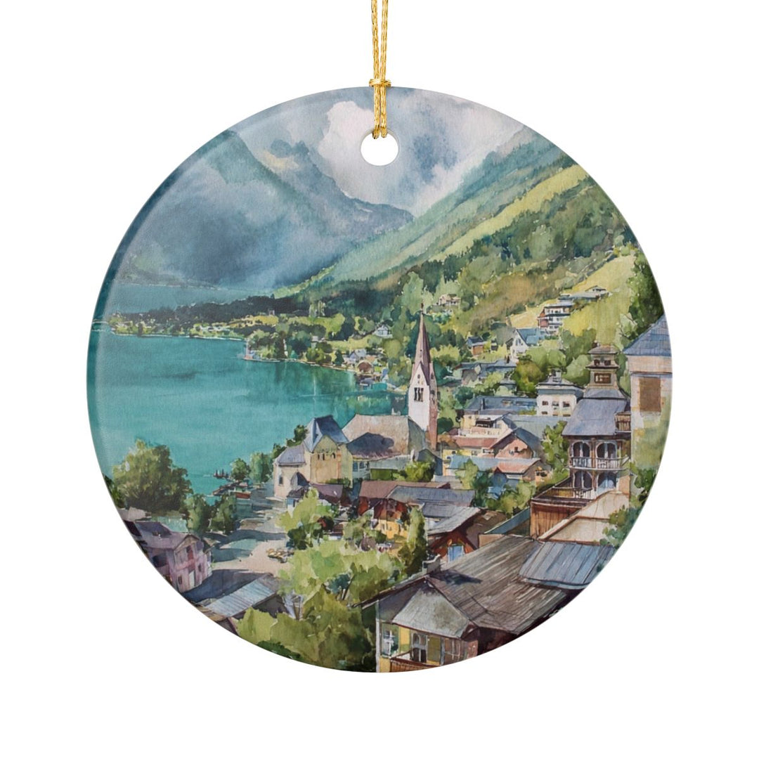 Zell Am See Austria Ornament: Unique Zell Am See Souvenir, Zell Am See Austria Xmas Decor, and Authentic Zell Am See Gift