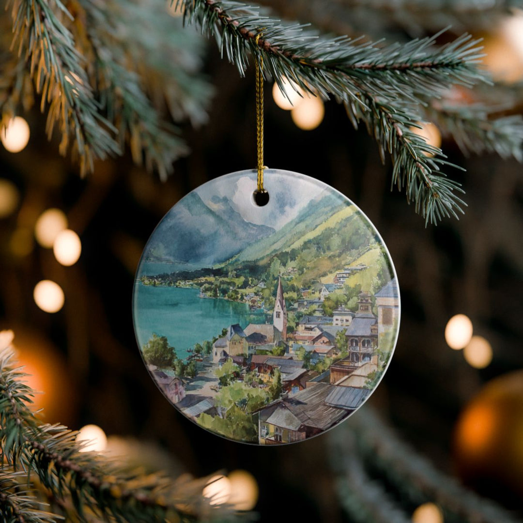 Zell Am See Austria Ornament: Unique Zell Am See Souvenir, Zell Am See Austria Xmas Decor, and Authentic Zell Am See Gift