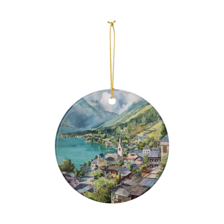 Zell Am See Austria Ornament: Unique Zell Am See Souvenir, Zell Am See Austria Xmas Decor, and Authentic Zell Am See Gift
