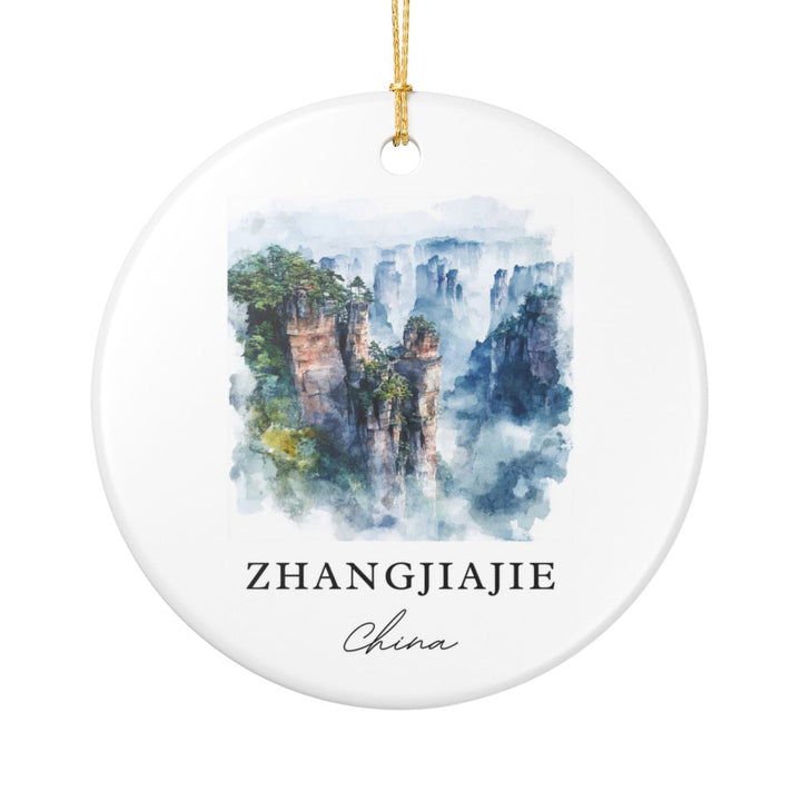 Zhangjiajie China Ornament: Unique Zhangjiajie Souvenir, Zhangjiajie China Xmas Decor, and Authentic Zhangjiajie Gift