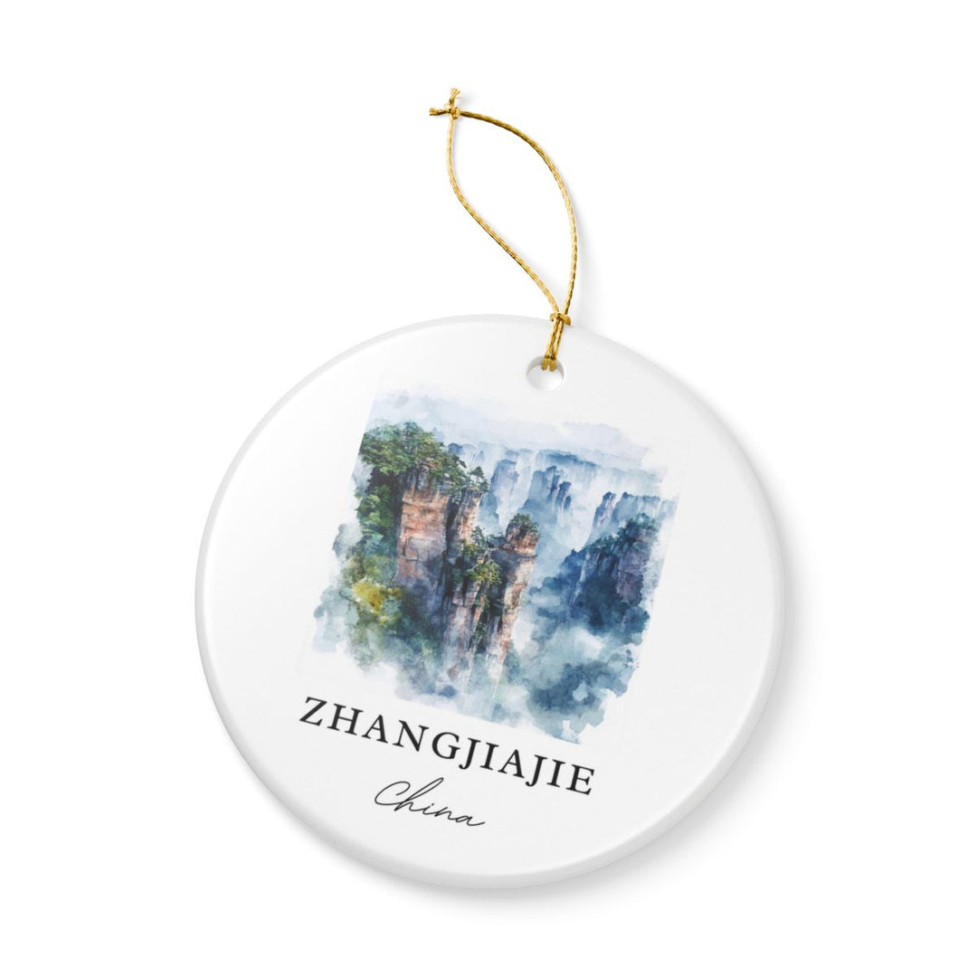 Zhangjiajie China Ornament: Unique Zhangjiajie Souvenir, Zhangjiajie China Xmas Decor, and Authentic Zhangjiajie Gift