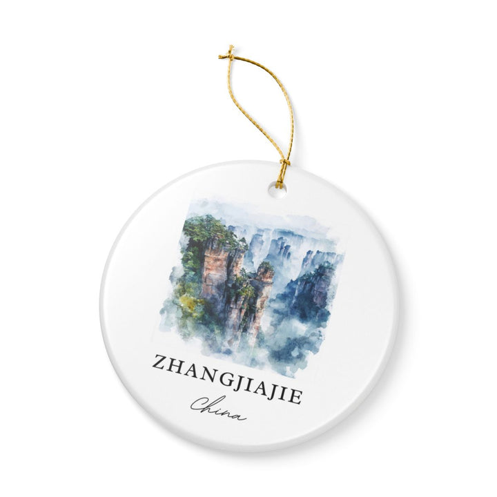 Zhangjiajie China Ornament: Unique Zhangjiajie Souvenir, Zhangjiajie China Xmas Decor, and Authentic Zhangjiajie Gift
