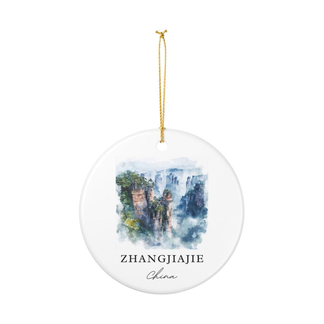 Zhangjiajie China Ornament: Unique Zhangjiajie Souvenir, Zhangjiajie China Xmas Decor, and Authentic Zhangjiajie Gift