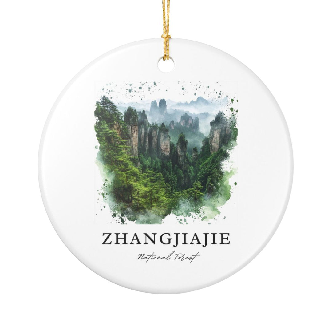 Zhangjiajie National Forest China Ornament: Unique Zhangjiajie National Forest Souvenir, Zhangjiajie National Forest China Xmas Decor