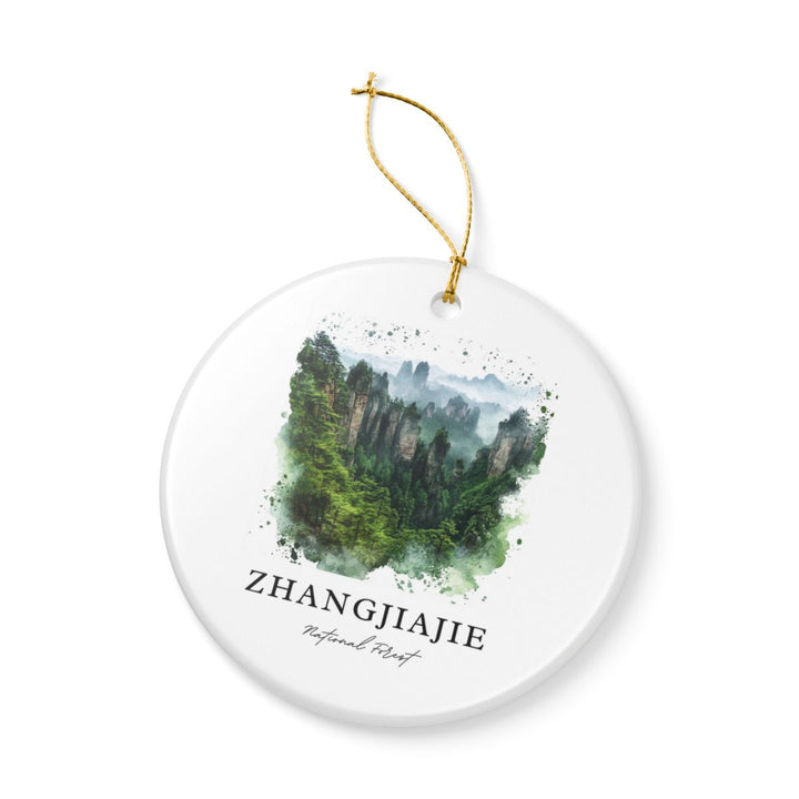 Zhangjiajie National Forest China Ornament: Unique Zhangjiajie National Forest Souvenir, Zhangjiajie National Forest China Xmas Decor