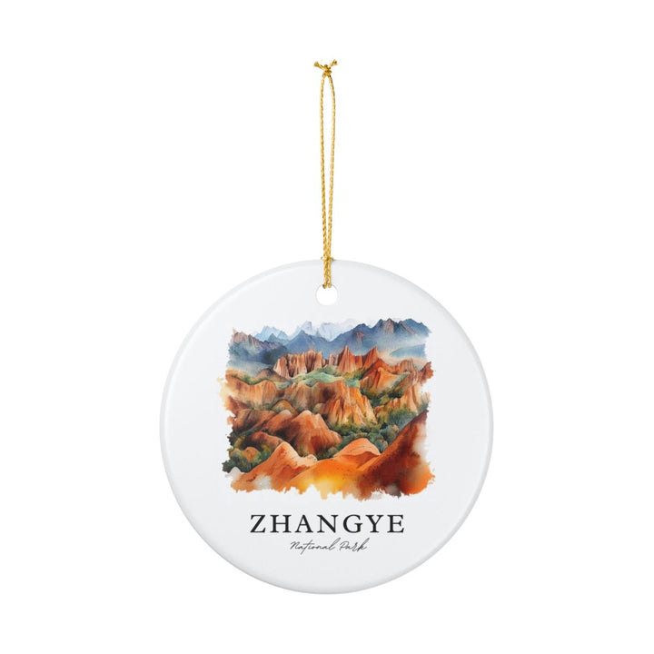 Zhangye National Park China Ornament: Unique Zhangye National Park Souvenir, Zhangye National Park China Xmas Decor