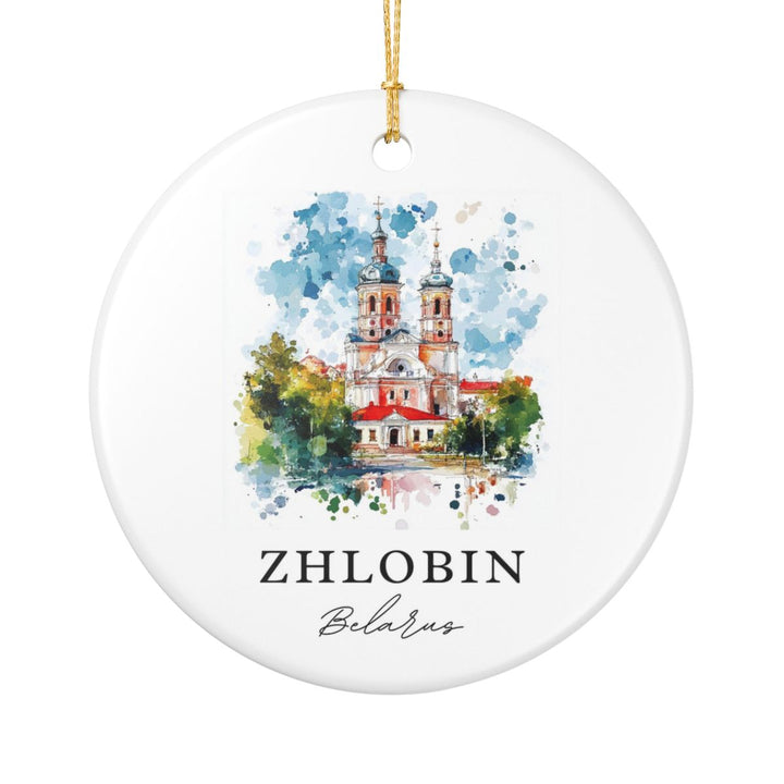 Zhlobin Belarus Ornament: Unique Zhlobin Belarus Souvenir, Zhlobin Belarus Xmas Decor, and Authentic Zhlobin Belarus Gift