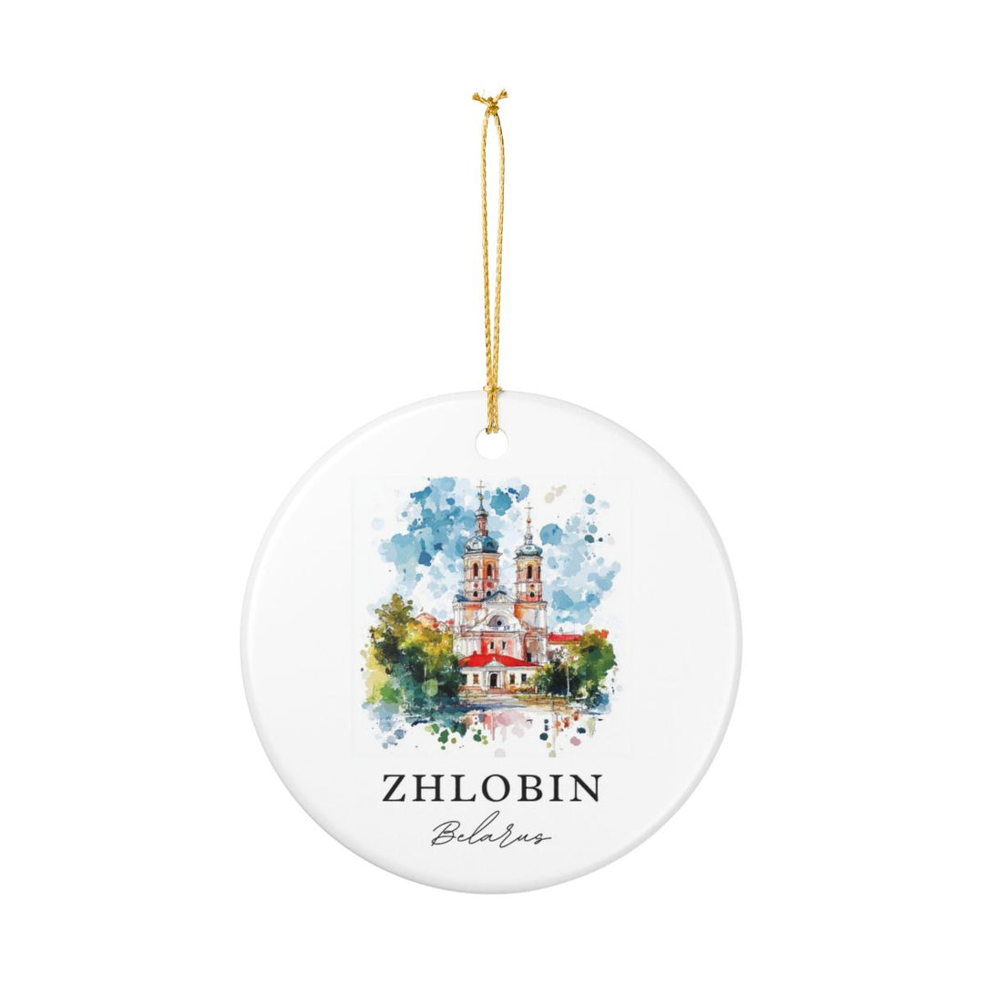 Zhlobin Belarus Ornament: Unique Zhlobin Belarus Souvenir, Zhlobin Belarus Xmas Decor, and Authentic Zhlobin Belarus Gift