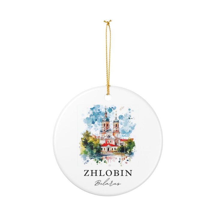 Zhlobin Belarus Ornament: Unique Zhlobin Belarus Souvenir, Zhlobin Belarus Xmas Decor, and Authentic Zhlobin Belarus Gift