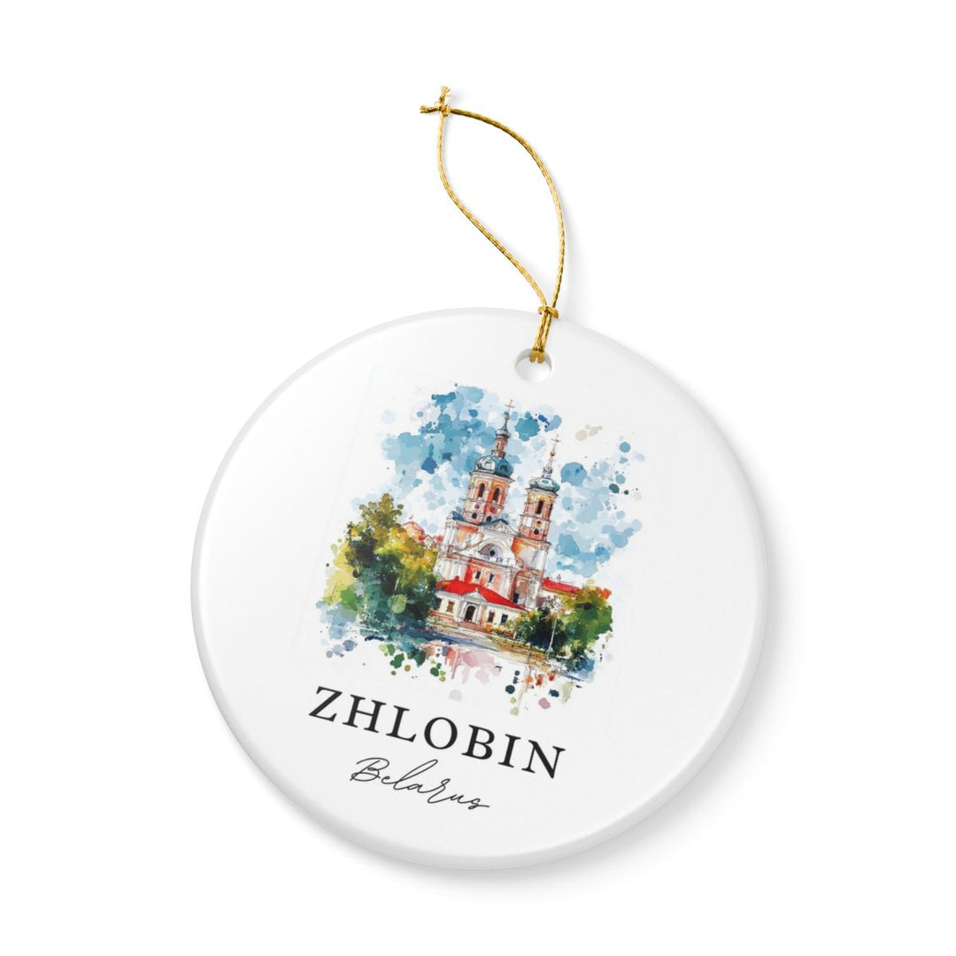 Zhlobin Belarus Ornament: Unique Zhlobin Belarus Souvenir, Zhlobin Belarus Xmas Decor, and Authentic Zhlobin Belarus Gift