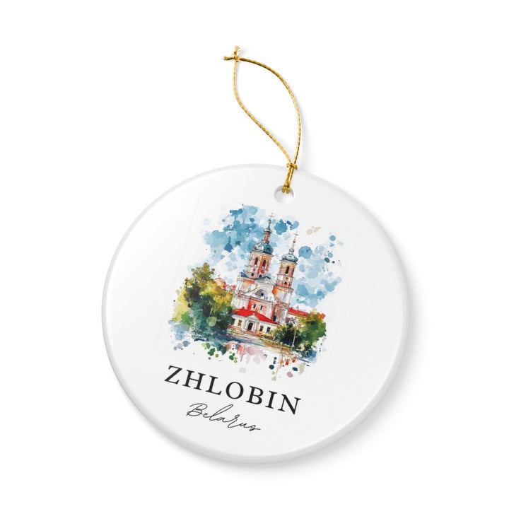 Zhlobin Belarus Ornament: Unique Zhlobin Belarus Souvenir, Zhlobin Belarus Xmas Decor, and Authentic Zhlobin Belarus Gift