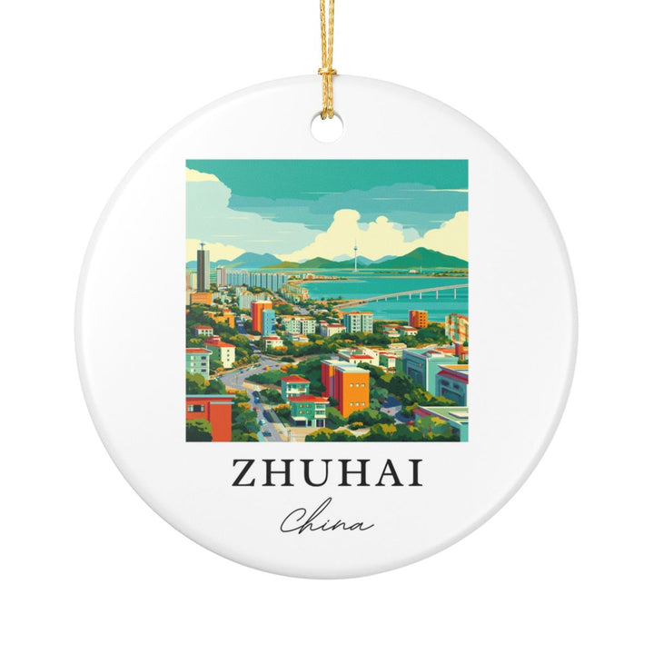 Zhuhai China Ornament: Unique Zhuhai Souvenir, Zhuhai China Xmas Decor, and Authentic Zhuhai Gift